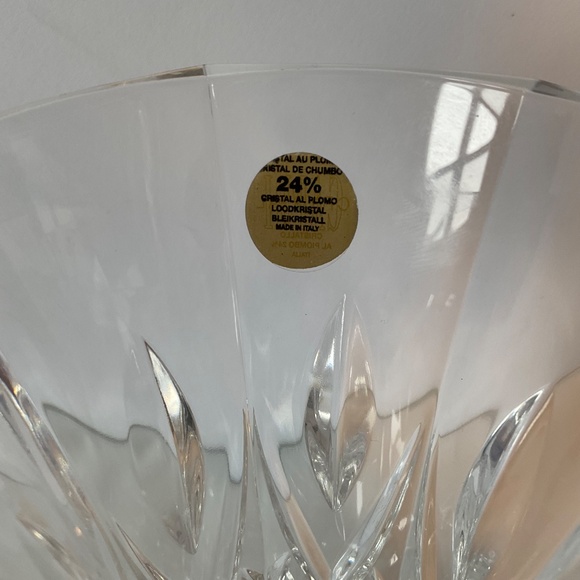 Capri Crystal - 24% Lead Crystal Vase 5” - Made in Italy - Picture 7 of 15